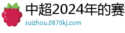 中超2024年的赛程